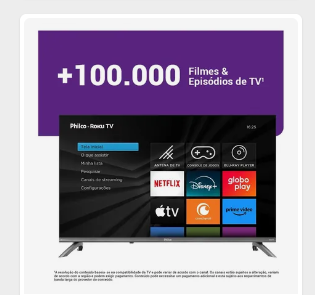 Smart TV 32 Philco Roku P32CRB